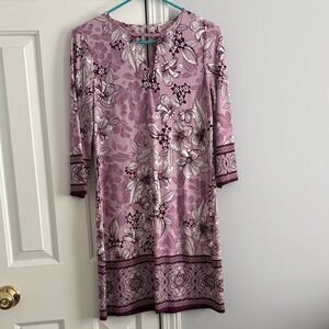 WHBM floral pink dress